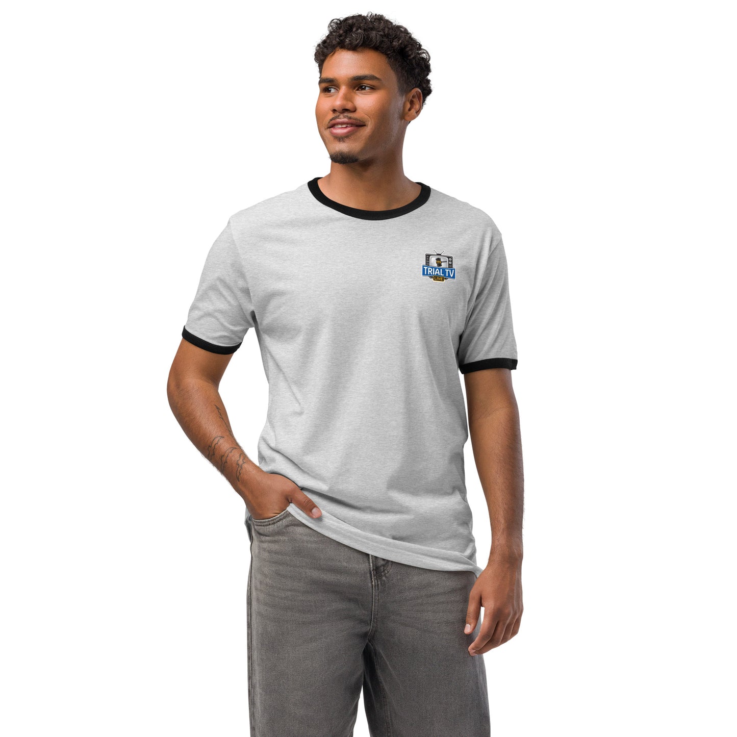 Trial TV Live Retro Ringer Tee