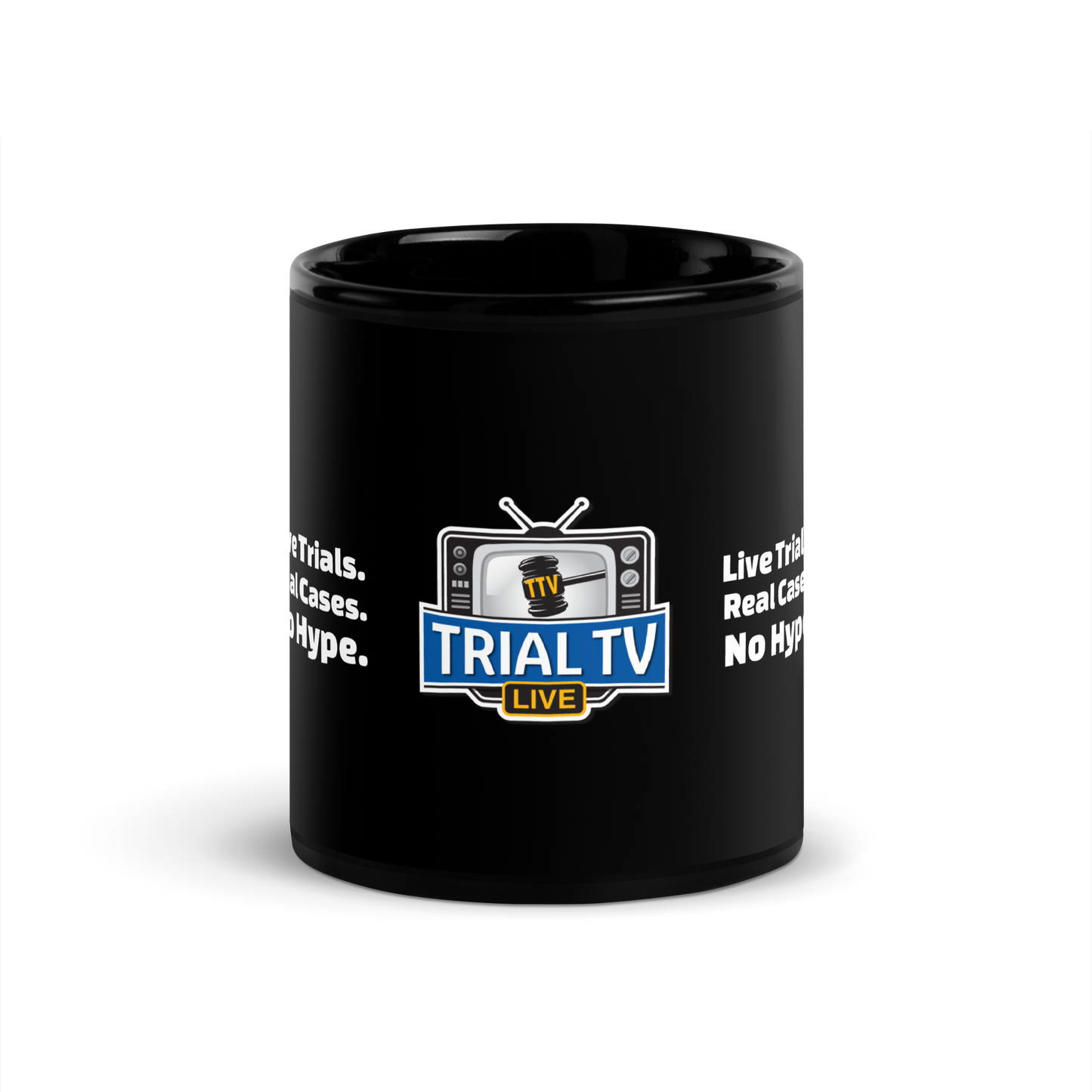 Trial TV Live Obsidian Mug