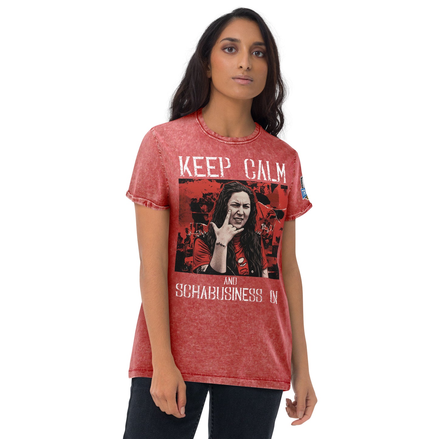 Keep Calm and Schabusiness On Tee