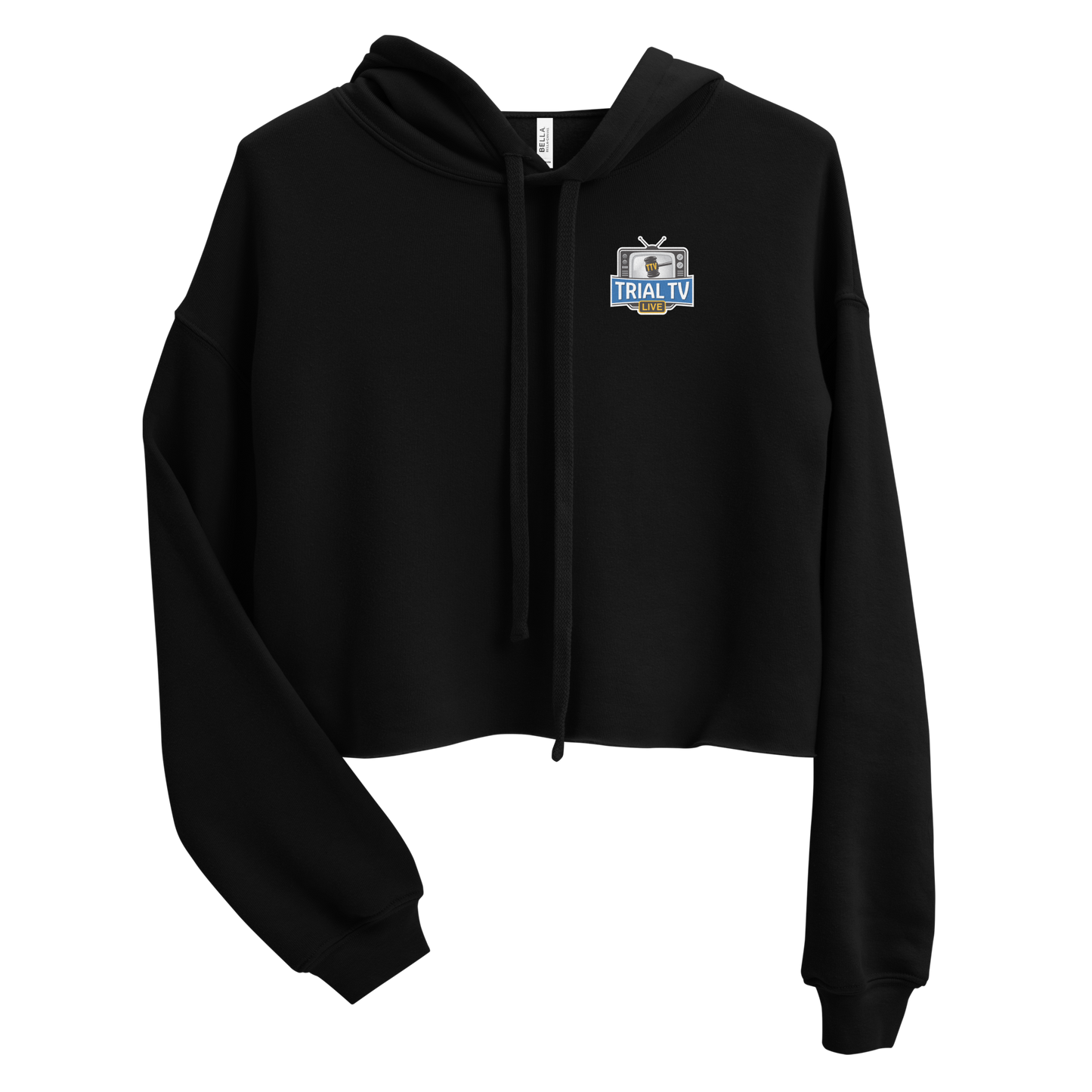 Trial TV Live Cropped Hoodie