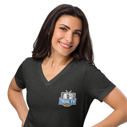 Trial TV Live Women’s Low-Cut V-Neck Tee