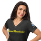 Say it louder. Wear it prouder. Low cut V-neck