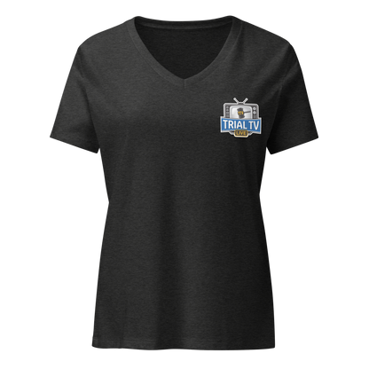 Trial TV Live Women’s Low-Cut V-Neck Tee