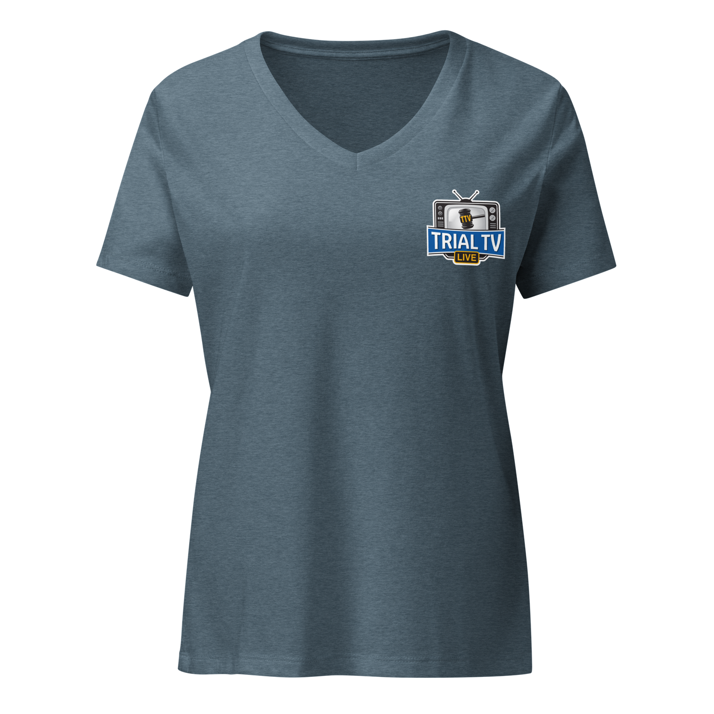 Trial TV Live Women’s Low-Cut V-Neck Tee