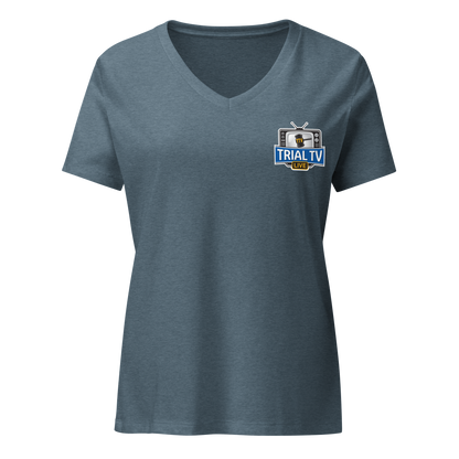 Trial TV Live Women’s Low-Cut V-Neck Tee