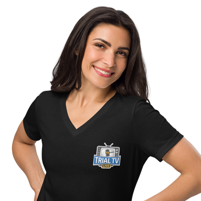 Trial TV Live Women’s Low-Cut V-Neck Tee