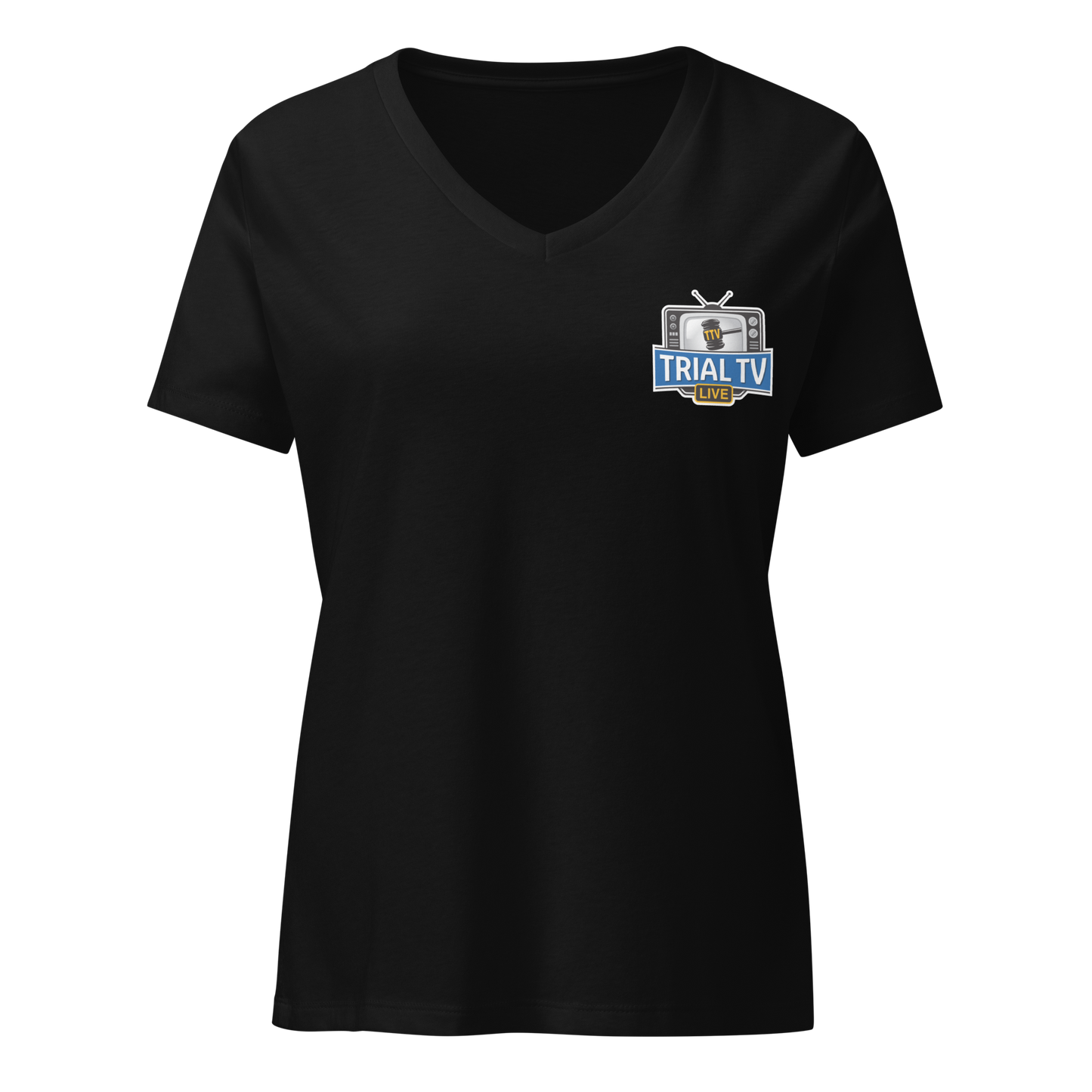 Trial TV Live Women’s Low-Cut V-Neck Tee