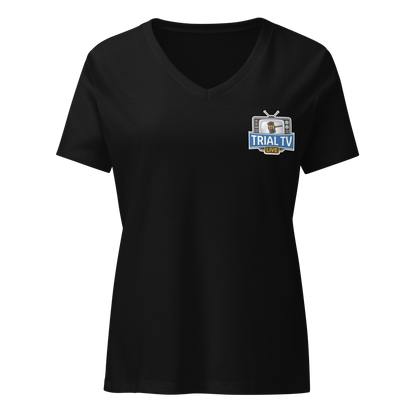 Trial TV Live Women’s Low-Cut V-Neck Tee