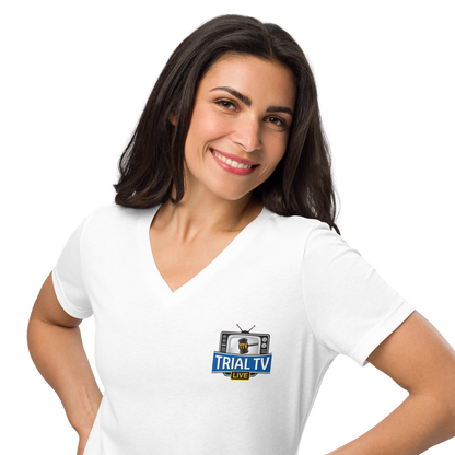 Trial TV Live Women’s Low-Cut V-Neck Tee