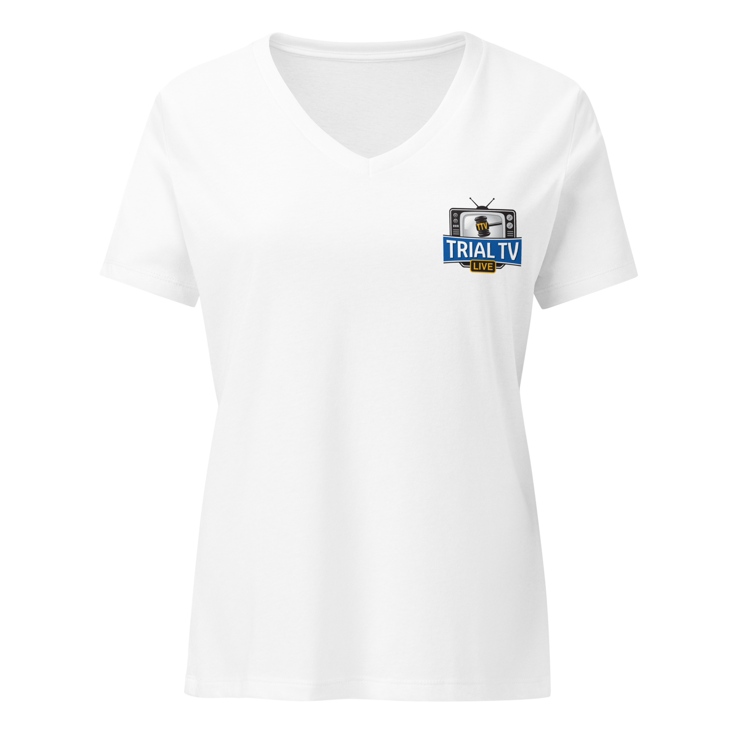 Trial TV Live Women’s Low-Cut V-Neck Tee
