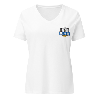 Trial TV Live Women’s Low-Cut V-Neck Tee